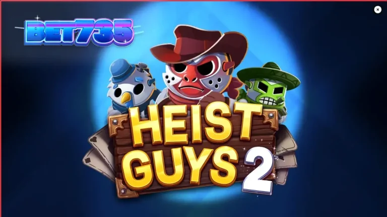 Tampilan visual Heist Guys 2 dengan tema Wild West dan karakter bandit yang ikonik.